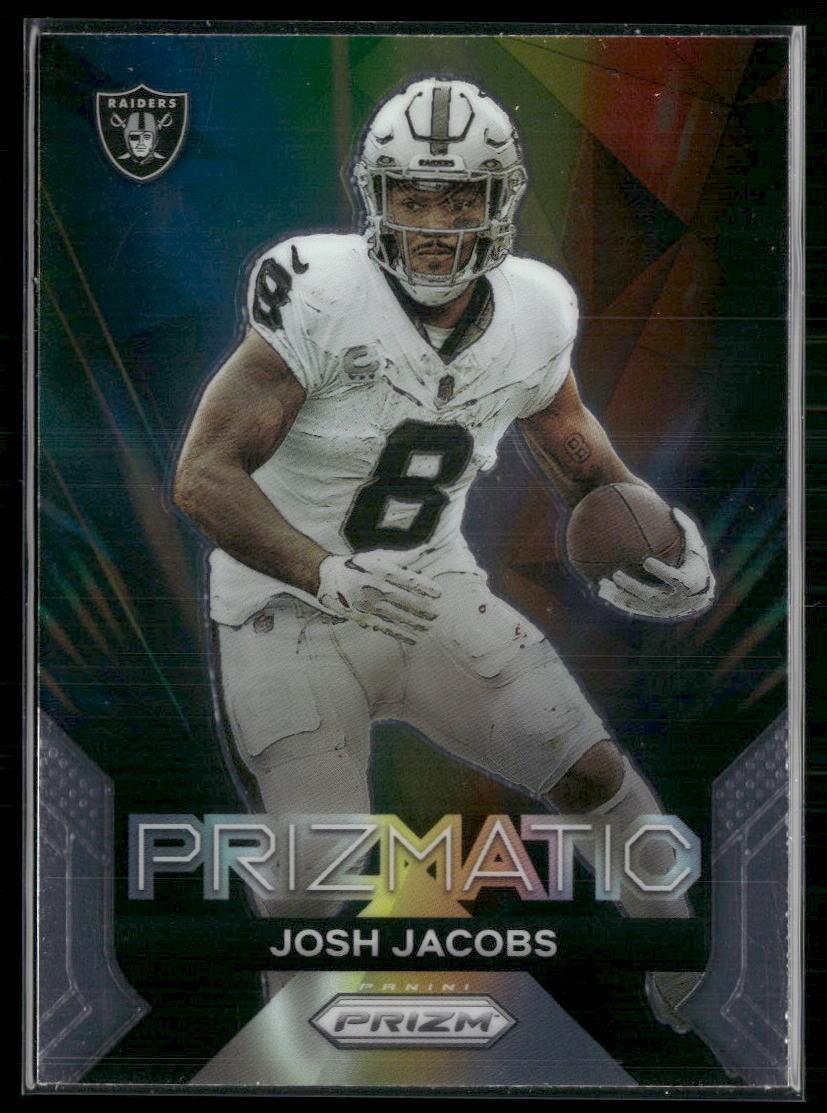 Prizm #15 Josh Jacobs Prizmatic  Krazy King Collectibles LLC   