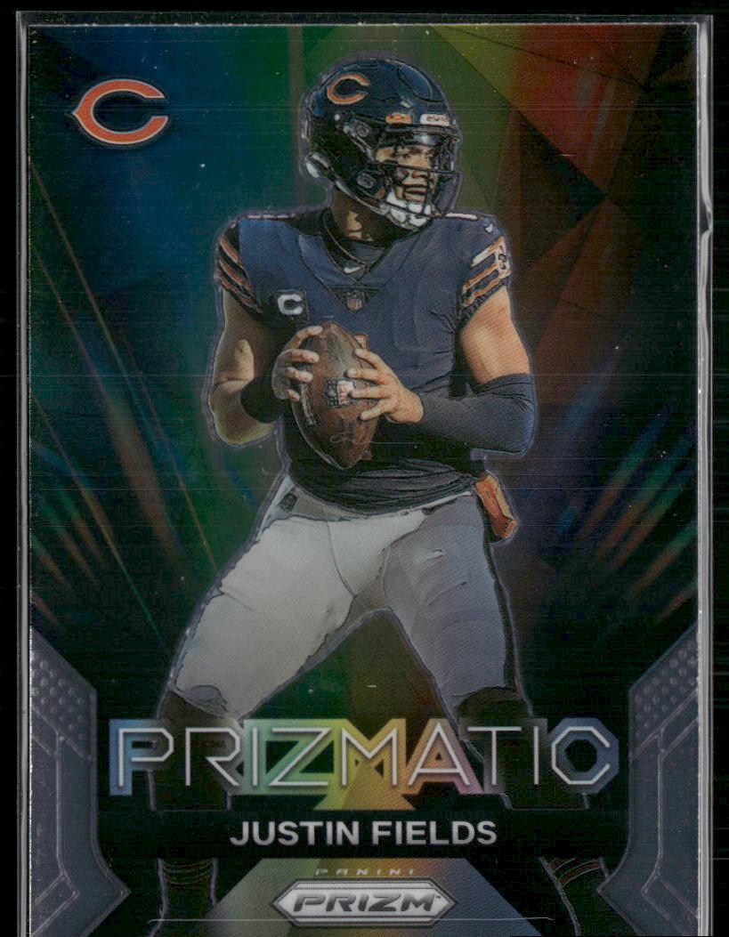 Prizm #3 Justin Fields Prizmatic Prizms Silver  Krazy King Collectibles LLC   