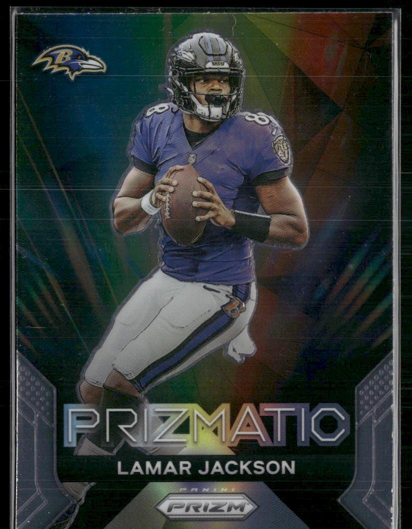 Prizm #12 Lamar Jackson Prizmatic  Krazy King Collectibles LLC   