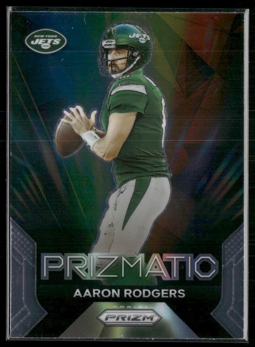 2023 Panini Prizm - Emergent Prizms Silver #8 Aaron Rodgers Prizmatic  Krazy King Collectibles LLC   