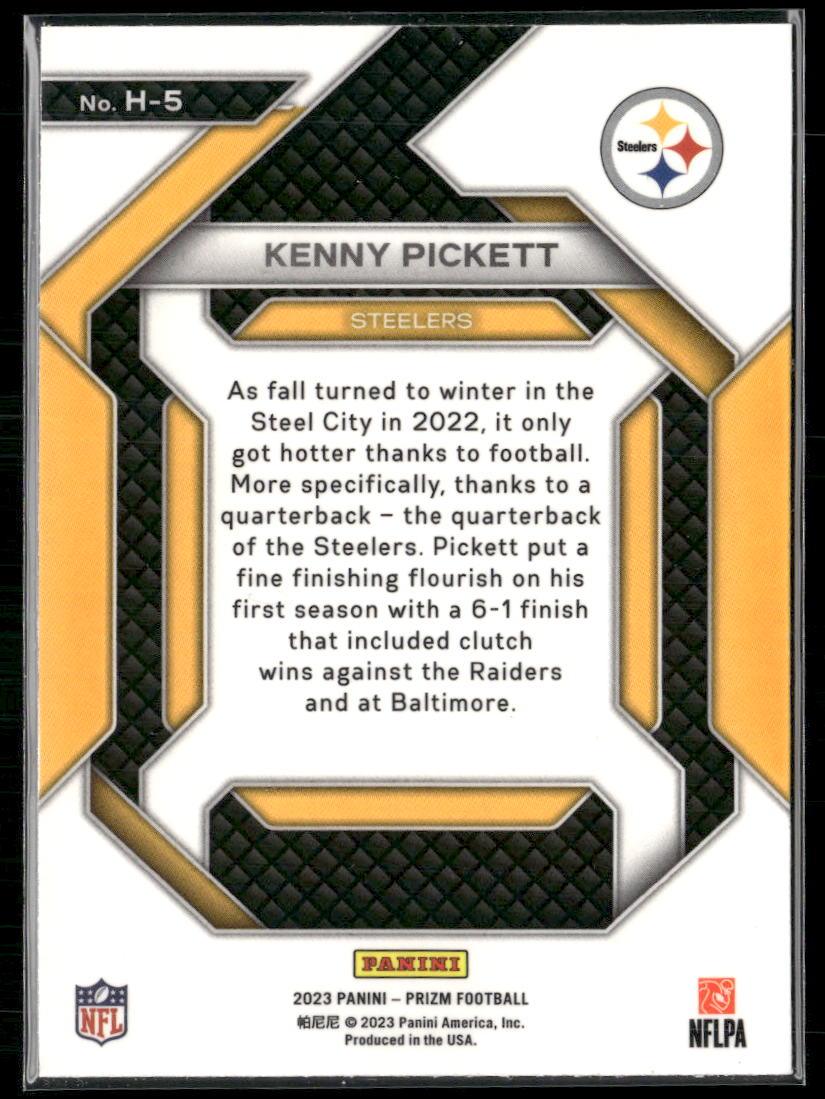 2023 Panini Prizm -  #H-5 Kenny Pickett Emergent  Krazy King Collectibles LLC   