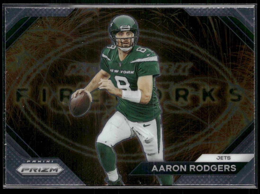 2023 Panini Prizm - #F-7 Aaron Rodgers Fireworks  Krazy King Collectibles LLC   