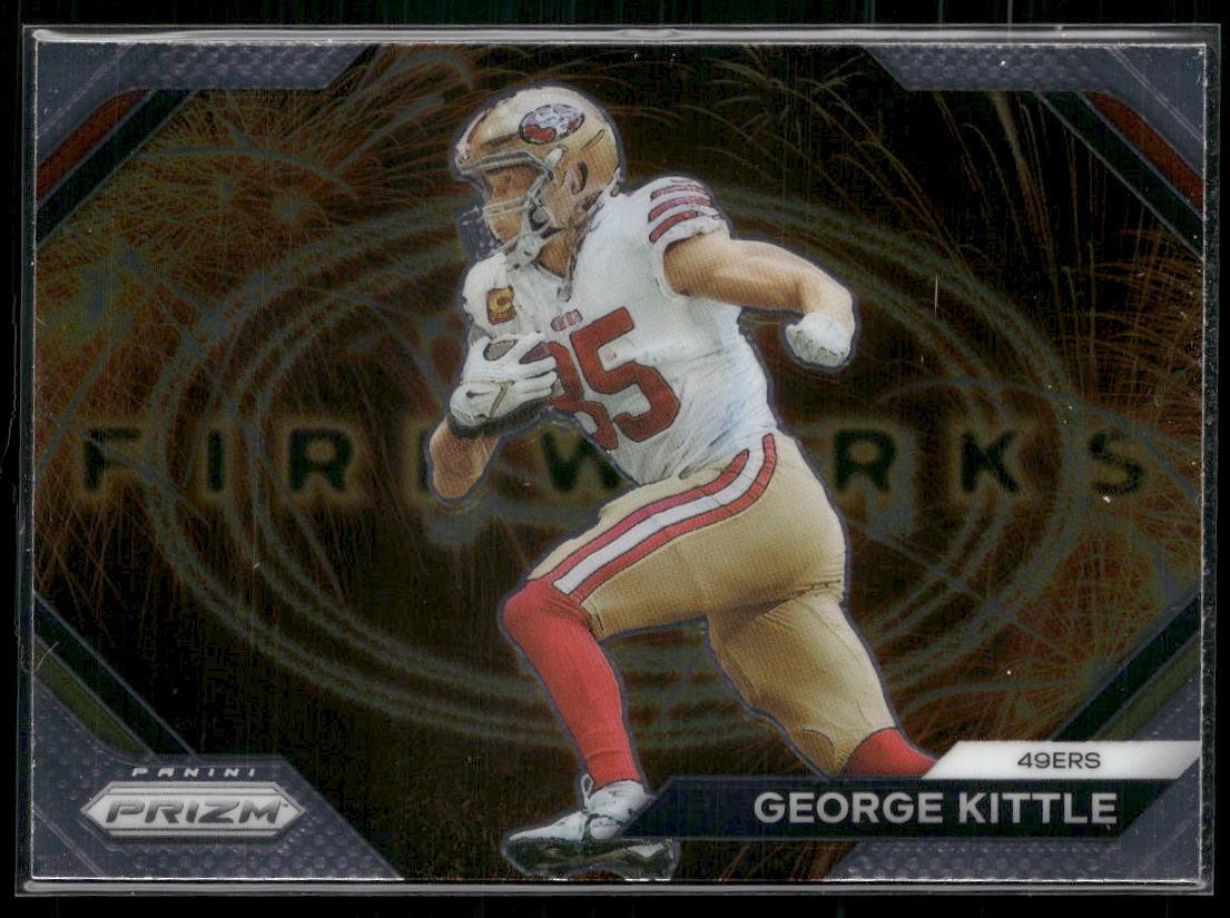 Prizm #F-22 George Kittle Fireworks  Krazy King Collectibles LLC   