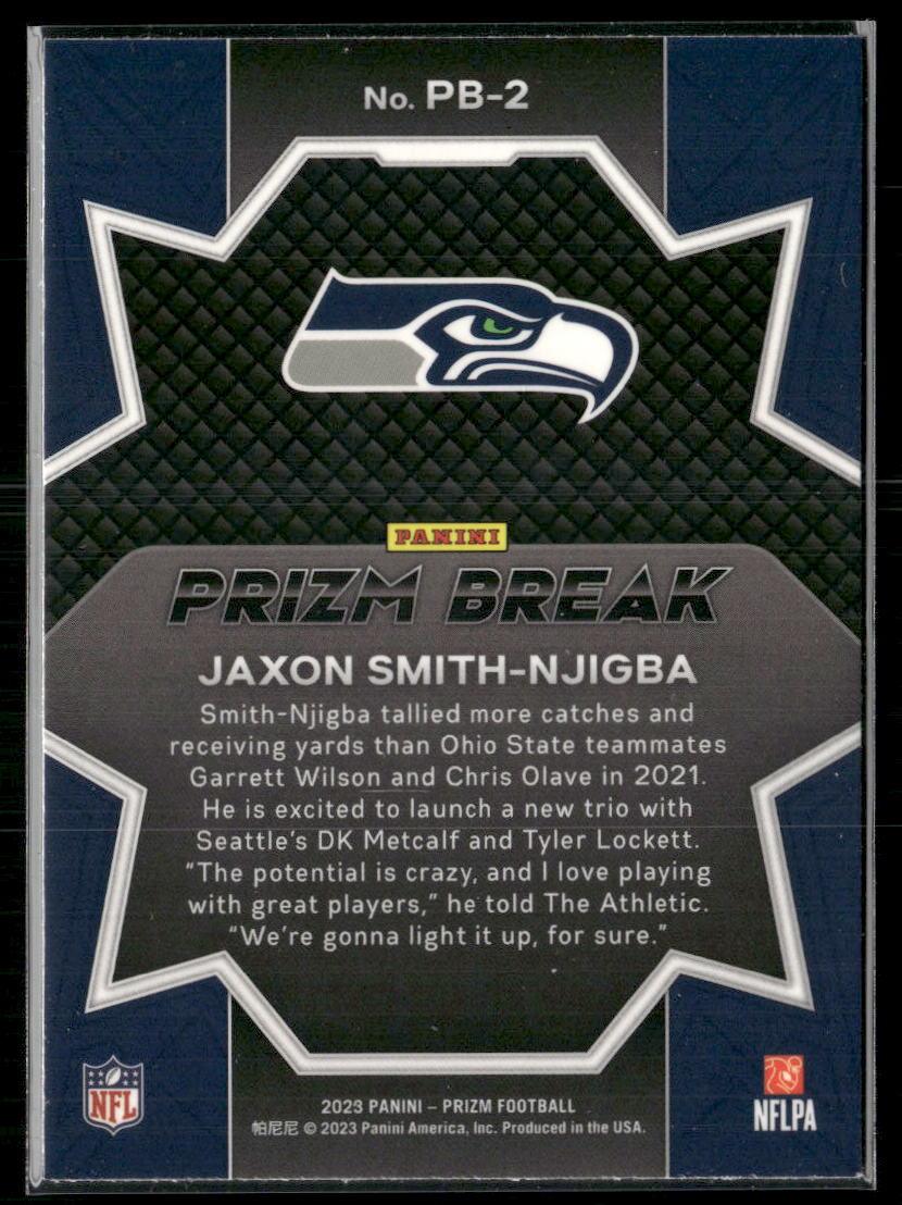 2023 Panini Prizm - #PB-2 Jaxon Smith-Njigba Prizm Break  Krazy King Collectibles LLC   