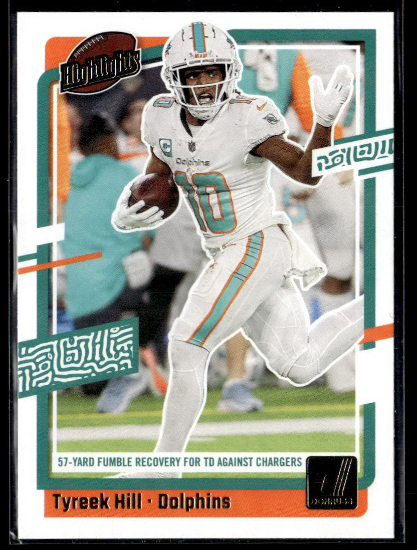 2023 Donruss #H-TH Tyreek Hill Highlights  Krazy King Collectibles LLC   