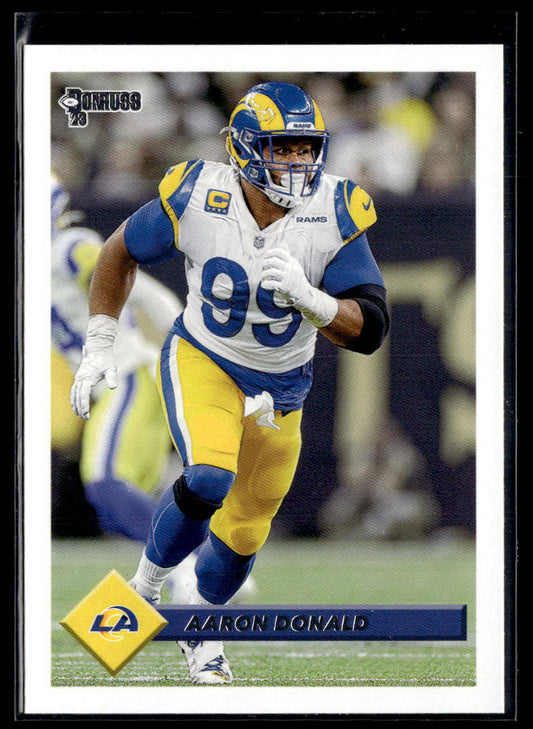 2023 Donruss #R93-40 Aaron Donald Retro 1993  Krazy King Collectibles LLC   