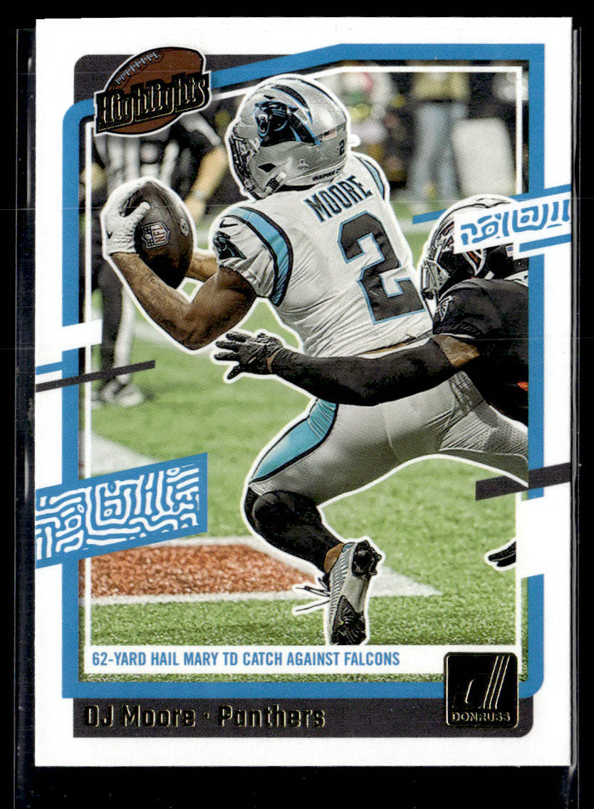 2023 Donruss #H-DJM DJ Moore Highlights  Krazy King Collectibles LLC   