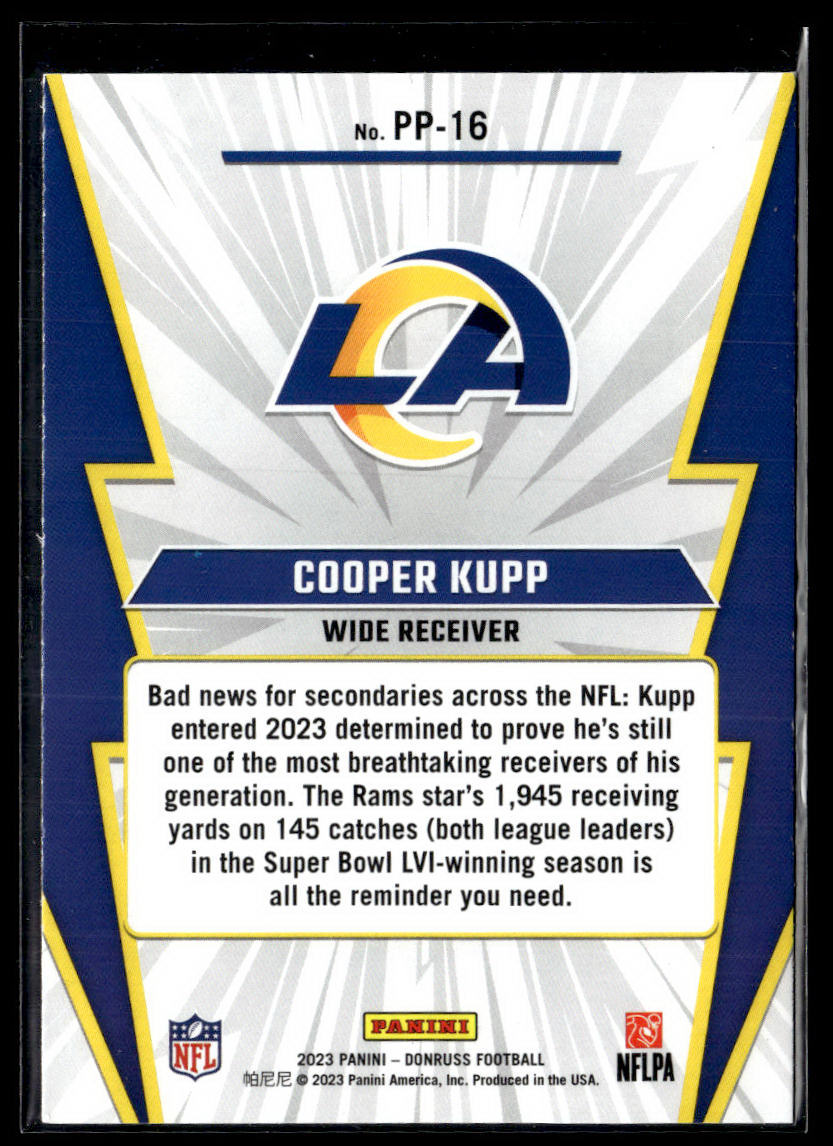 2023 Donruss #PP-16 Cooper Kupp Power Plus  Krazy King Collectibles LLC   