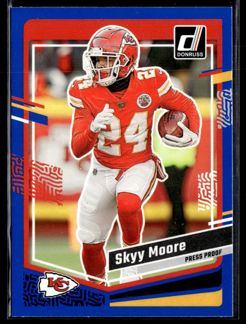 2023 Donruss #150 Skyy Moore Press Proof Blue  Krazy King Collectibles LLC   