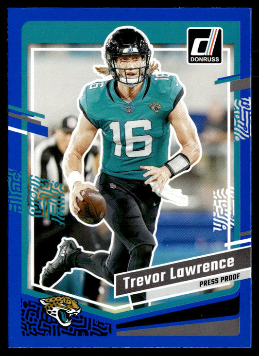 2023 Donruss #139 Trevor Lawrence Press Proof Blue  Krazy King Collectibles LLC   