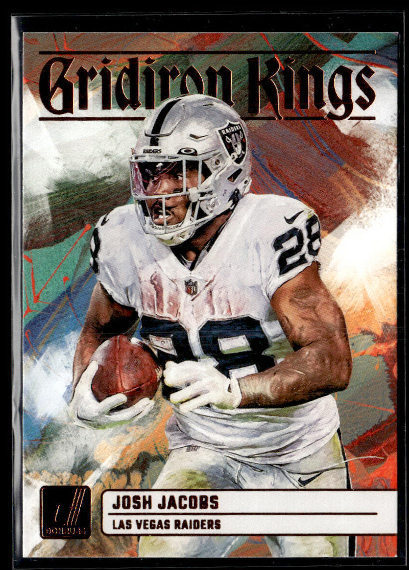 2023 Donruss #GK-2 Josh Jacobs Gridiron Kings  Krazy King Collectibles LLC   