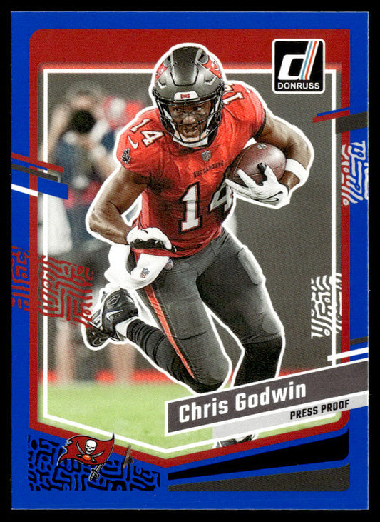 2023 Donruss #277 Chris Godwin Press Proof Blue  Krazy King Collectibles LLC   