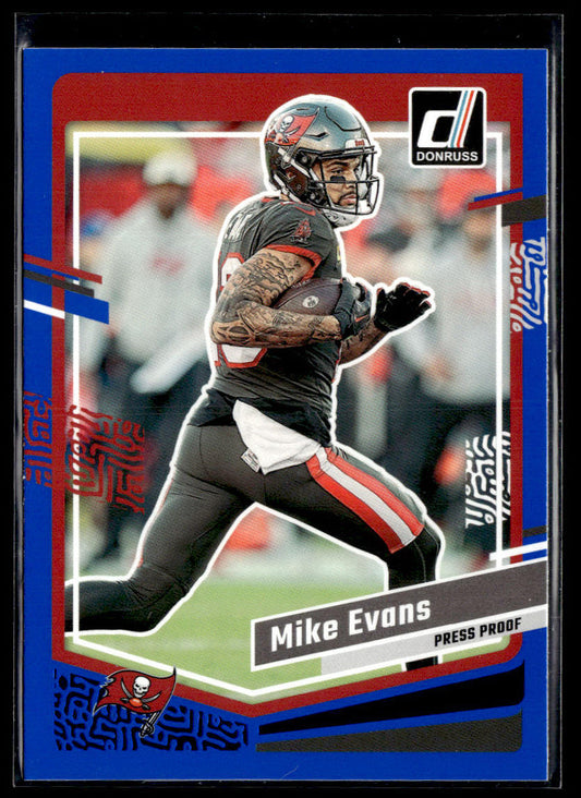 2023 Donruss #279 Mike Evans Press Proof Blue  Krazy King Collectibles LLC   