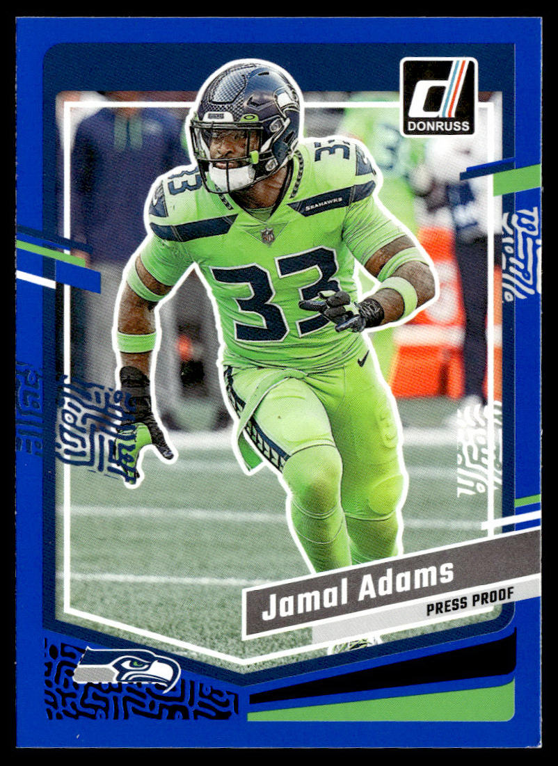 2023 Donruss #259 Jamal Adams Press Proof Blue  Krazy King Collectibles LLC   