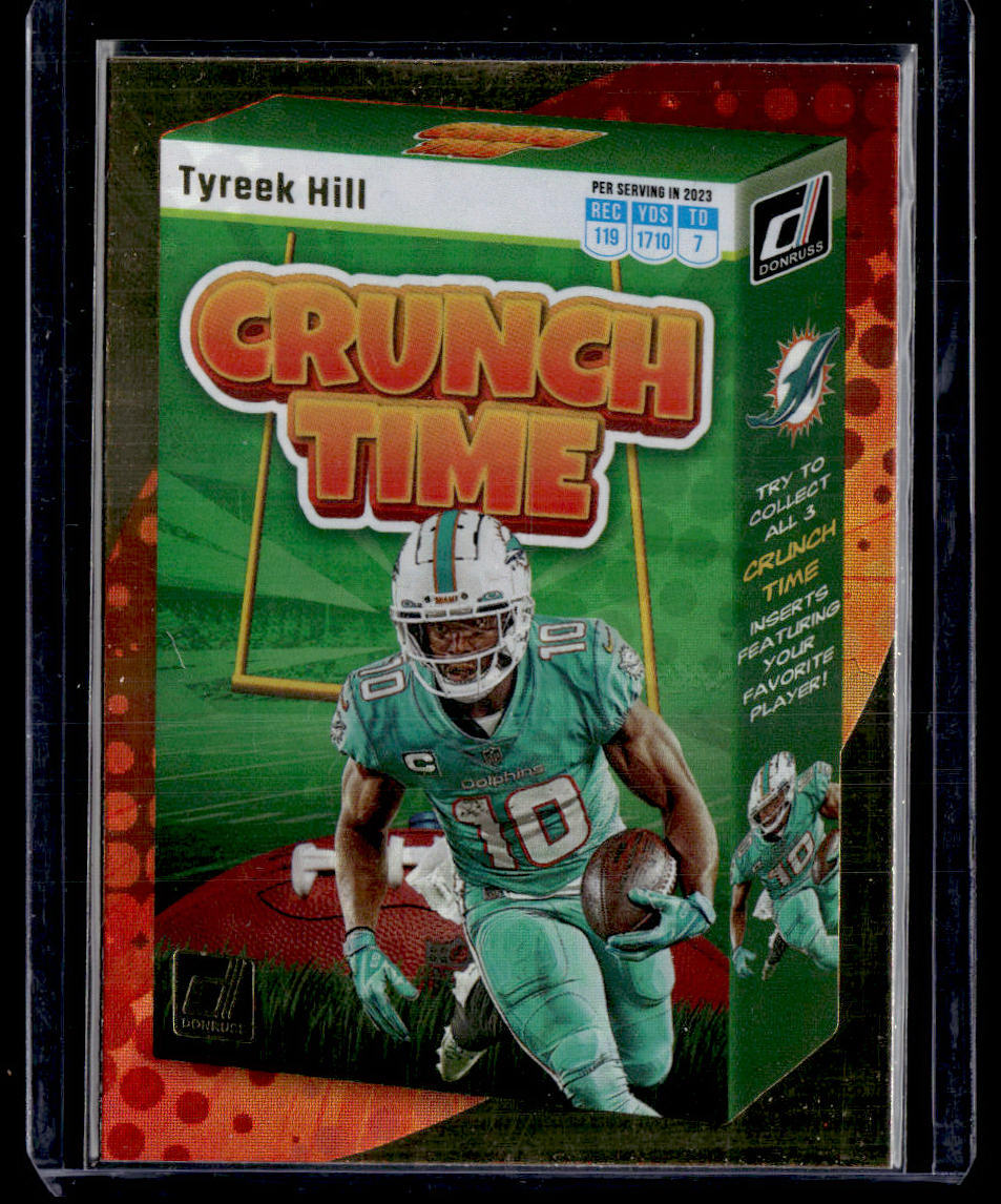 2023 Donruss #CT-14 Tyreek Hill Crunch Time  Krazy King Collectibles LLC   