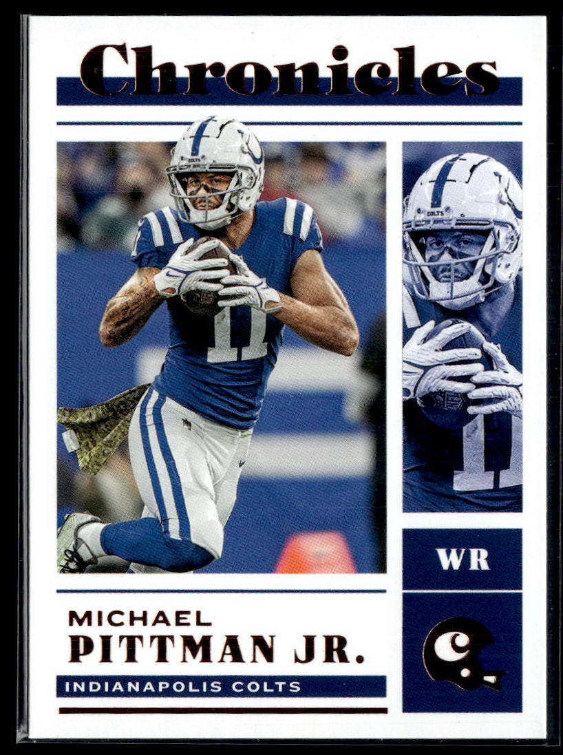 2022 Panini Chronicles #11 Michael Pittman Jr. Bronze  Krazy King Collectibles LLC   