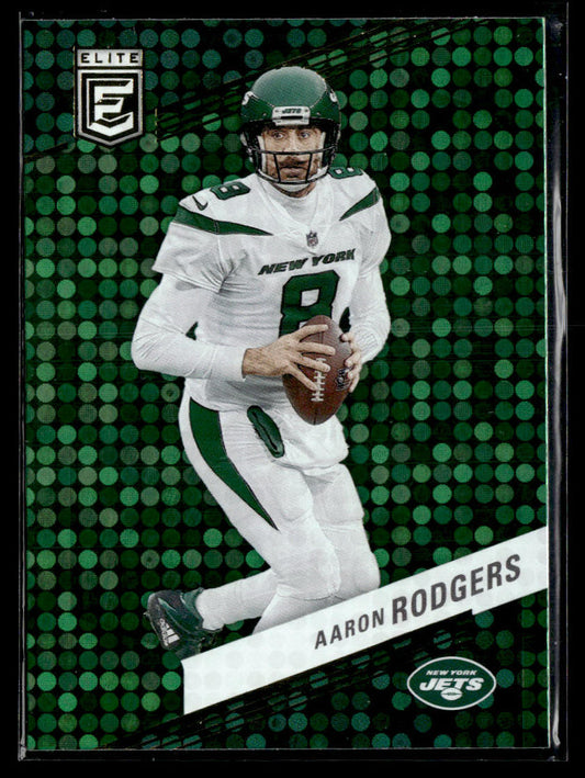 2023 Donruss Elite #4 Aaron Rodgers Green Disco  Krazy King Collectibles LLC   