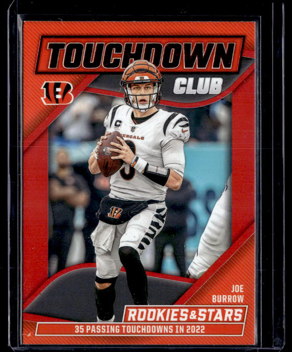 2023 Panini Rookies & Stars #TD-7 Joe Burrow Touchdown Club  Krazy King Collectibles LLC   