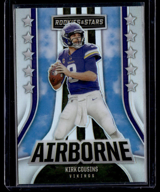 2023 Panini Rookies & Stars #AI-21 Kirk Cousins Airborne Silver  Krazy King Collectibles LLC   