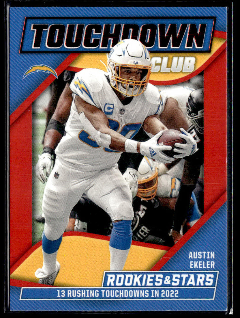 2023 Panini Rookies & Stars #TD-1 Austin Ekeler Touchdown Club  Krazy King Collectibles LLC   