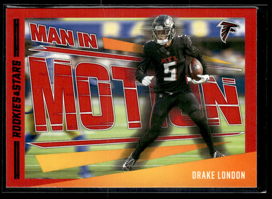 2023 Panini Rookies & Stars #MM-11 Drake London Man In Motion  Krazy King Collectibles LLC   