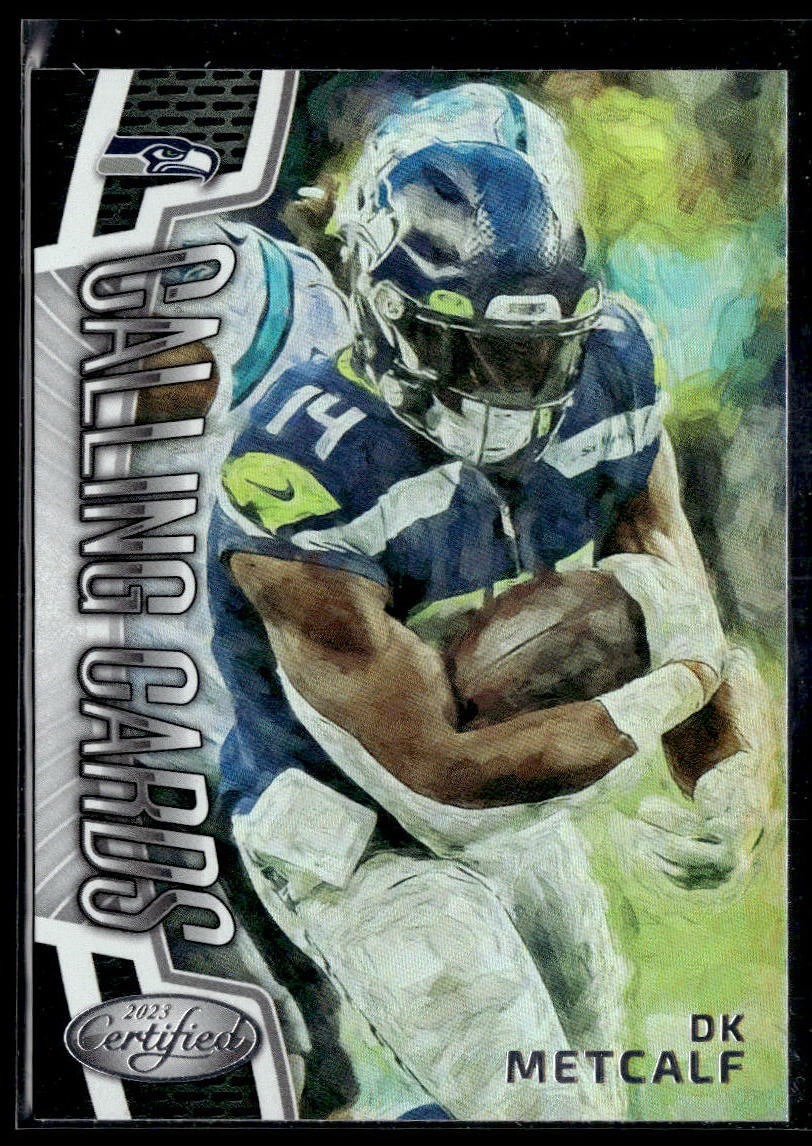 2023 Panini Certified #CALL-2 DK Metcalf Calling Cards  Krazy King Collectibles LLC   