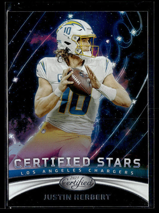 2023 Panini Certified #CS-4 Justin Herbert Certified Stars  Krazy King Collectibles LLC   