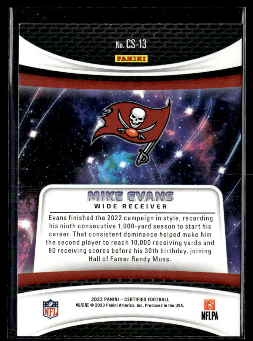 2023 Panini Certified #CS-13 Mike Evans Certified Stars  Krazy King Collectibles LLC   