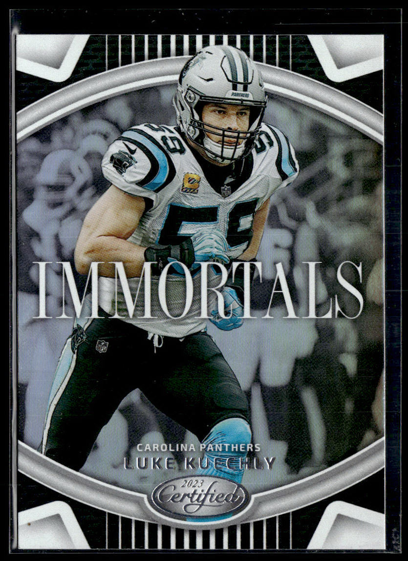 2023 Panini Certified - Gold Team #I-10 Luke Kuechly Immortals  Krazy King Collectibles LLC   