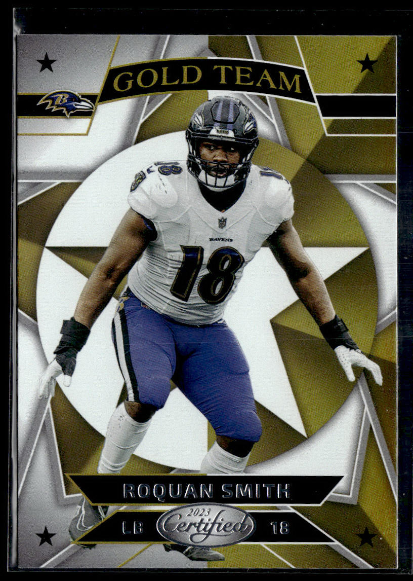 2023 Panini Certified #GT-7 Roquan Smith Gold Team  Krazy King Collectibles LLC   