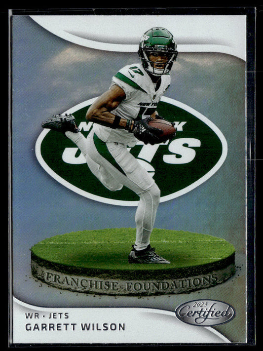 2023 Panini Certified #FF-9 Garrett Wilson Franchise Foundations  Krazy King Collectibles LLC   