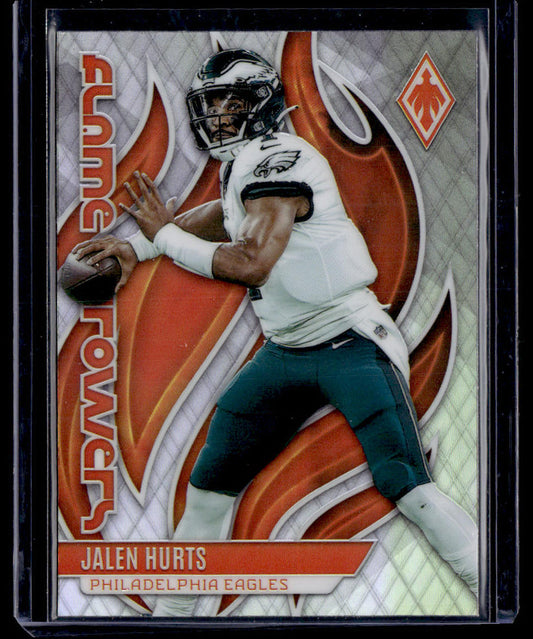 2023 Panini Phoenix #FLA-11 Jalen Hurts Flame Throwers  Krazy King Collectibles LLC   