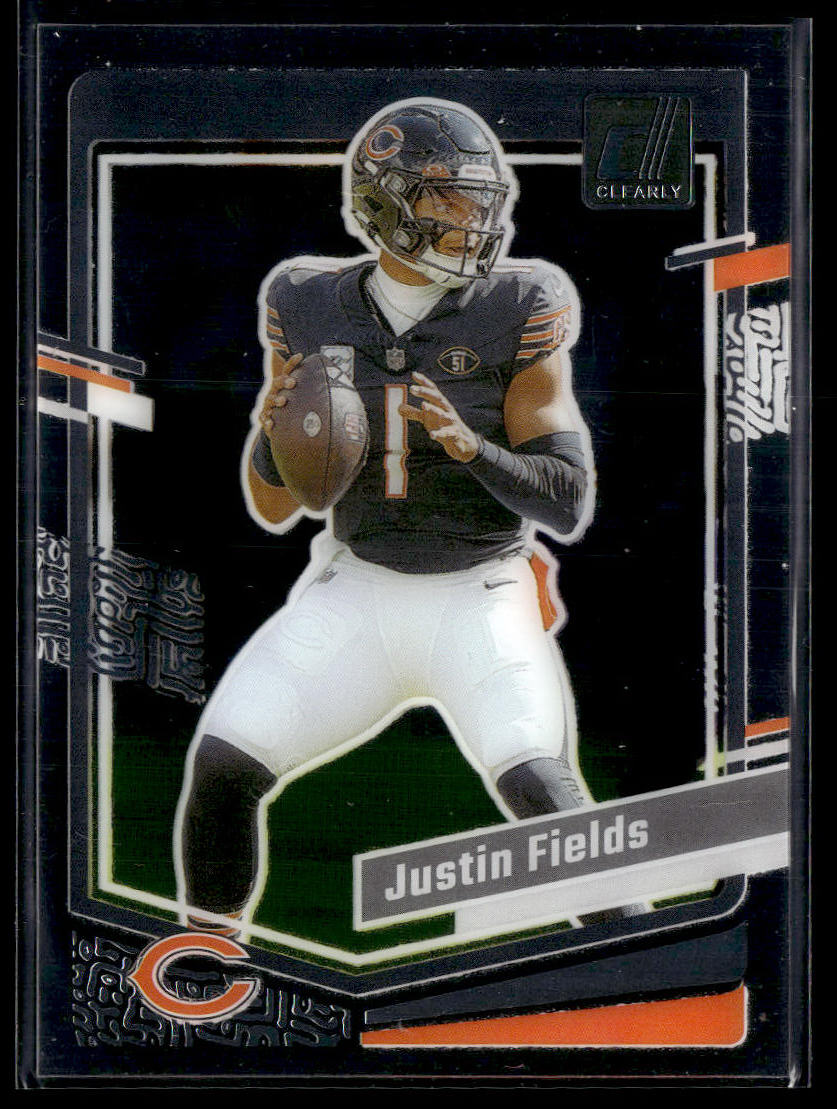 2023 Clearly Donruss #10 Justin Fields  Krazy King Collectibles LLC   