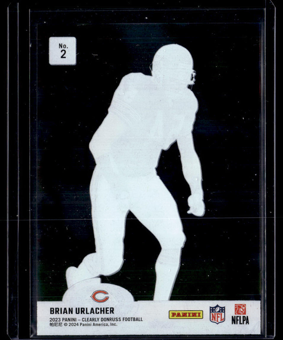 2023 Clearly Donruss #2 Brian Urlacher Retro 2003  Krazy King Collectibles LLC   