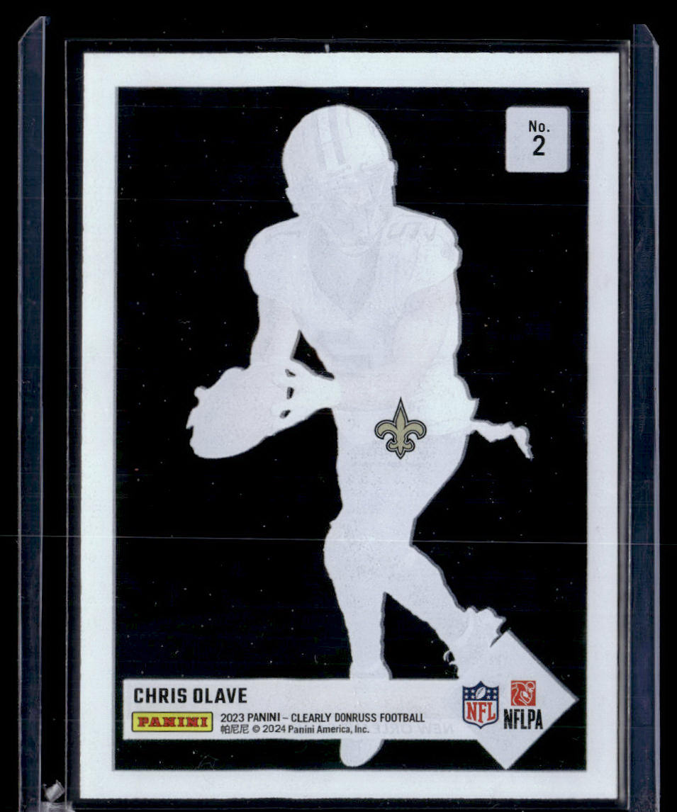 2023 Clearly Donruss #2 Chris Olave Retro 1993  Krazy King Collectibles LLC   