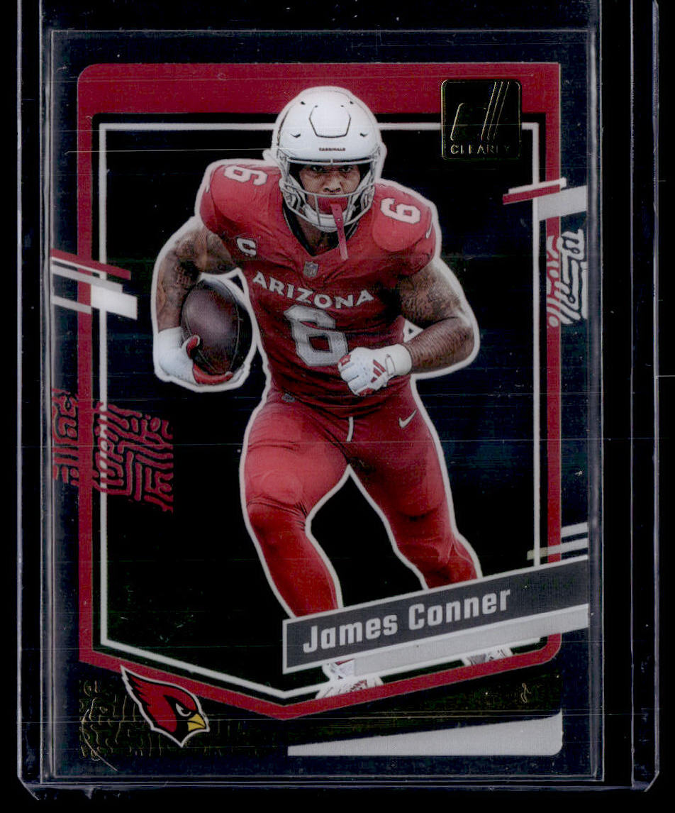 2023 Clearly Donruss #1 James Conner Gold  Krazy King Collectibles LLC   