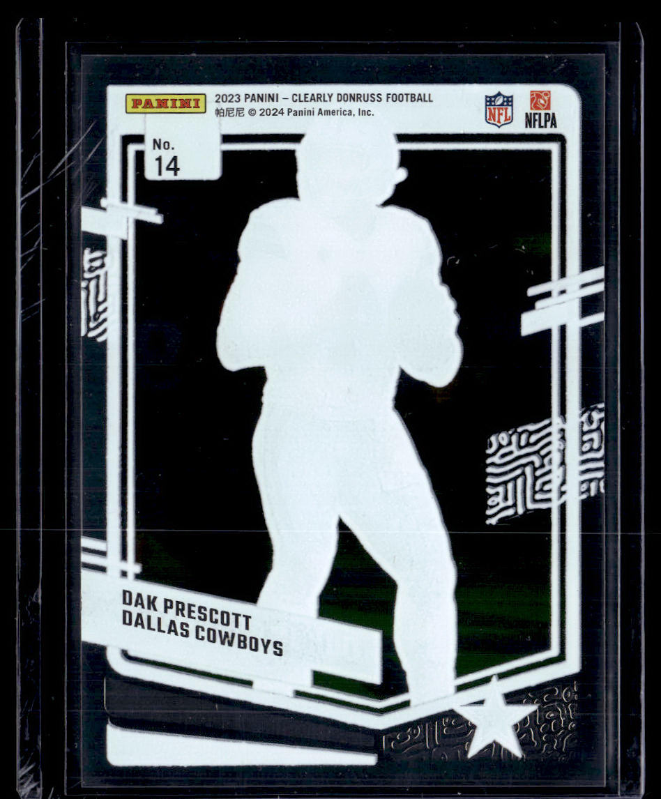 2023 Clearly Donruss #14 Dak Prescott  Krazy King Collectibles LLC   