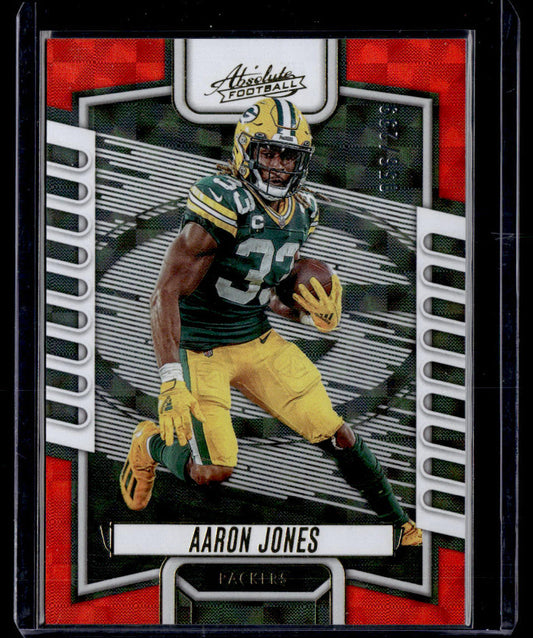 2023 Panini Absolute #64 Aaron Jones Orange Mosaic #/299  Krazy King Collectibles LLC   