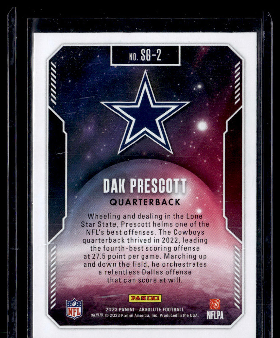 2023 Panini Absolute #SG-2 Dak Prescott Star Gazing  Krazy King Collectibles LLC   