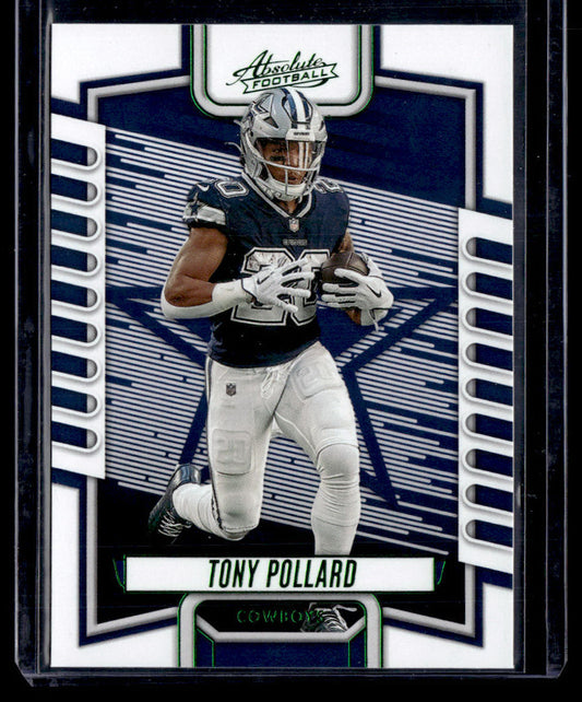 2023 Panini Absolute - Red #58 Tony Pollard Green  Krazy King Collectibles LLC   