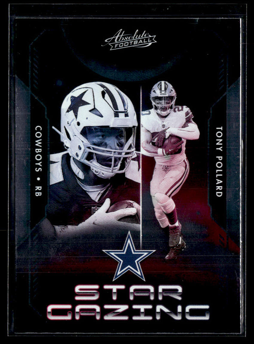 2023 Panini Absolute #SG-9 Tony Pollard Star Gazing  Krazy King Collectibles LLC   