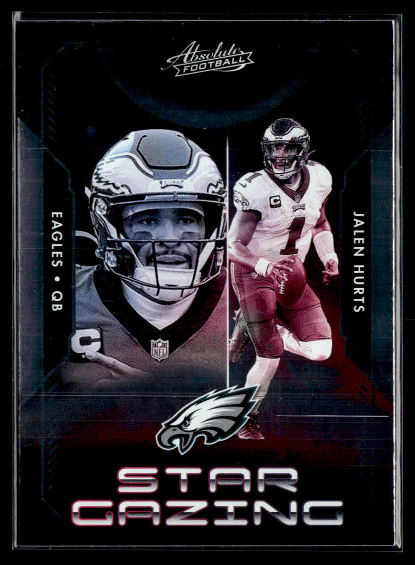 2023 Panini Absolute #SG-1 Jalen Hurts Star Gazing  Krazy King Collectibles LLC   