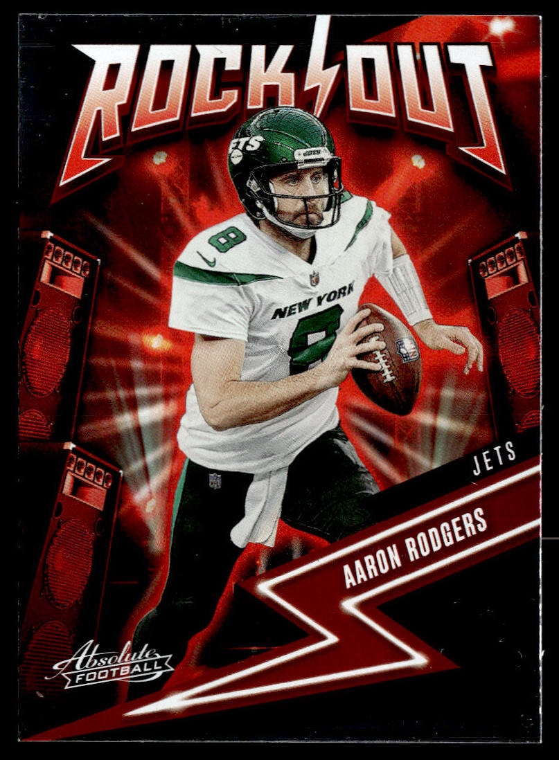 2023 Panini Absolute #15 Aaron Rodgers Rock Out  Krazy King Collectibles LLC   