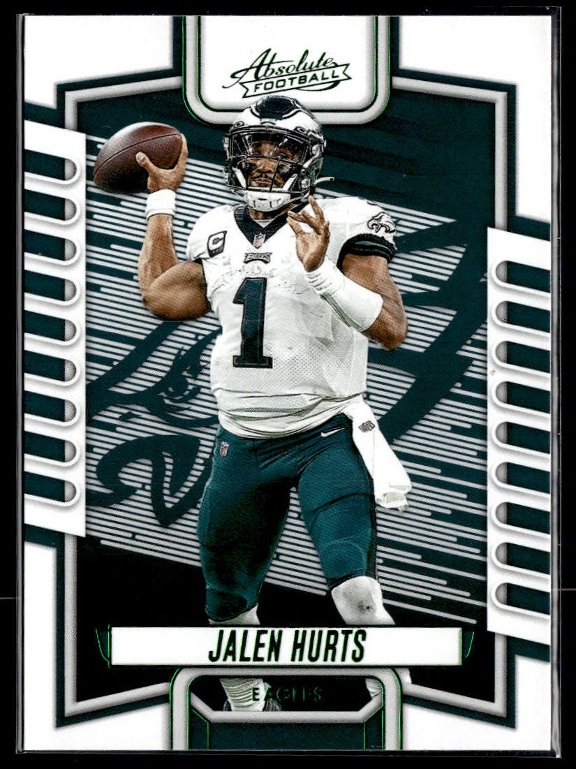 2023 Panini Absolute #28 Jalen Hurts Green  Krazy King Collectibles LLC   