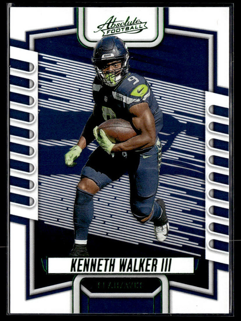 2023 Panini Absolute #42 Kenneth Walker III Green  Krazy King Collectibles LLC   