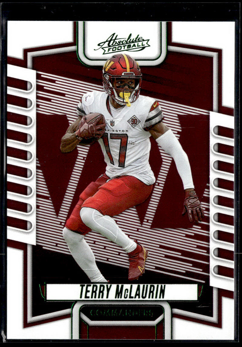 2023 Panini Absolute - Red #92 Terry McLaurin Green  Krazy King Collectibles LLC   