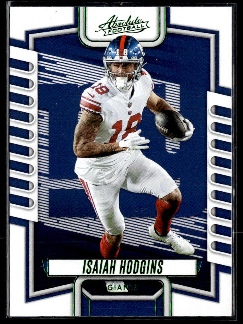 2023 Panini Absolute - Red #90 Isaiah Hodgins Green  Krazy King Collectibles LLC   