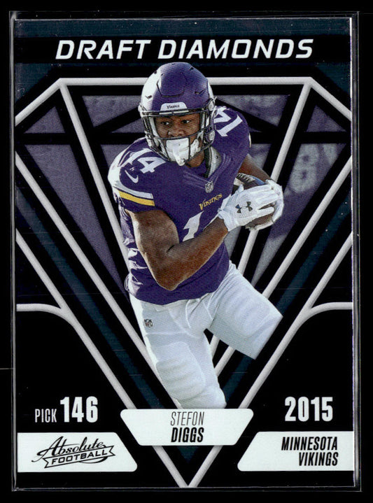 2023 Panini Absolute #DD-12 Stefon Diggs Draft Diamonds  Krazy King Collectibles LLC   