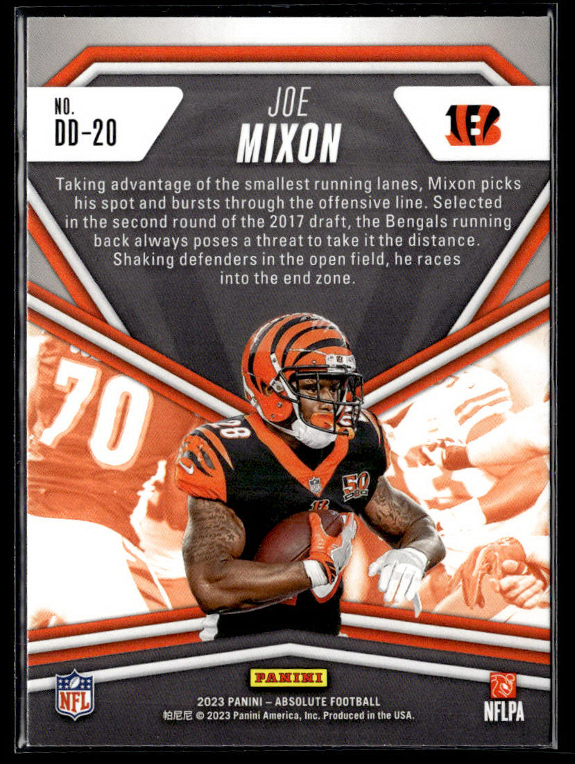 2023 Panini Absolute #DD-20 Joe Mixon Draft Diamonds  Krazy King Collectibles LLC   