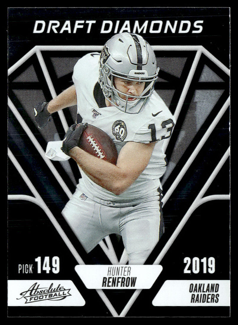 2023 Panini Absolute #DD-4 Hunter Renfrow Draft Diamonds  Krazy King Collectibles LLC   